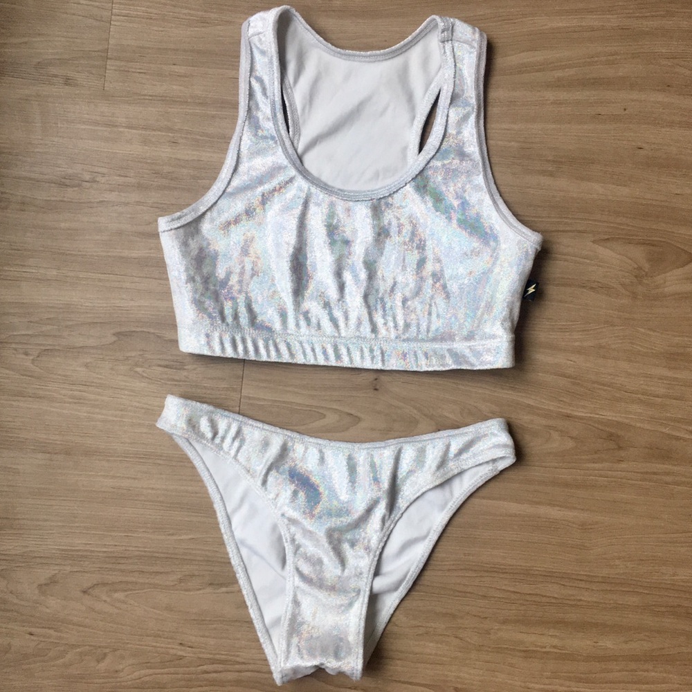 Cleo/twisted polerina iced velvet set